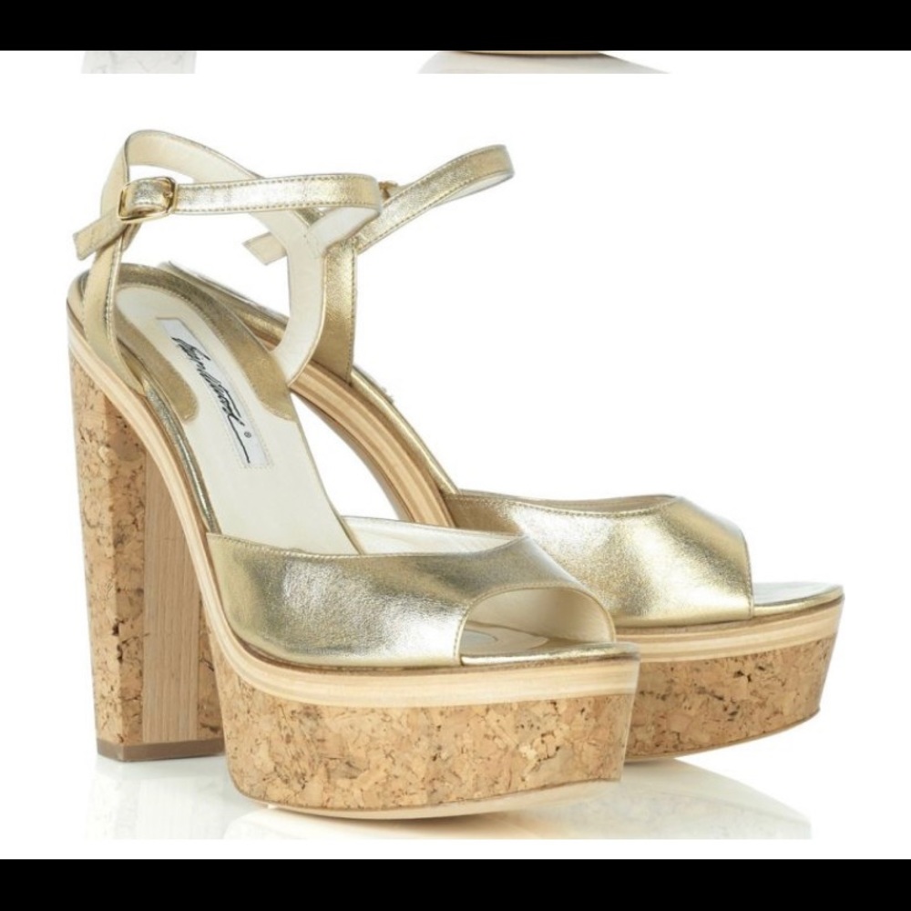*****SOLD***** Brian Atwood Gaynor Platform Sandal Size 8